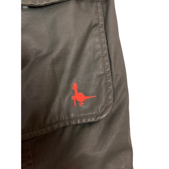 Jack Wills Green Canvas Gorpcore Jacket Flannel Lined Womens Small 4 Military - Picture 5 of 7